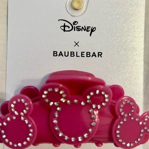 BaubleBar Disney Mickey’s Rhinestone Hair Clip NWT